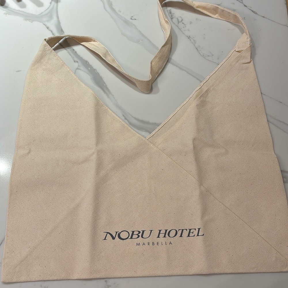 NWOT Nobu Hotel Marbella (Spain) Canvas Shoulder Tote